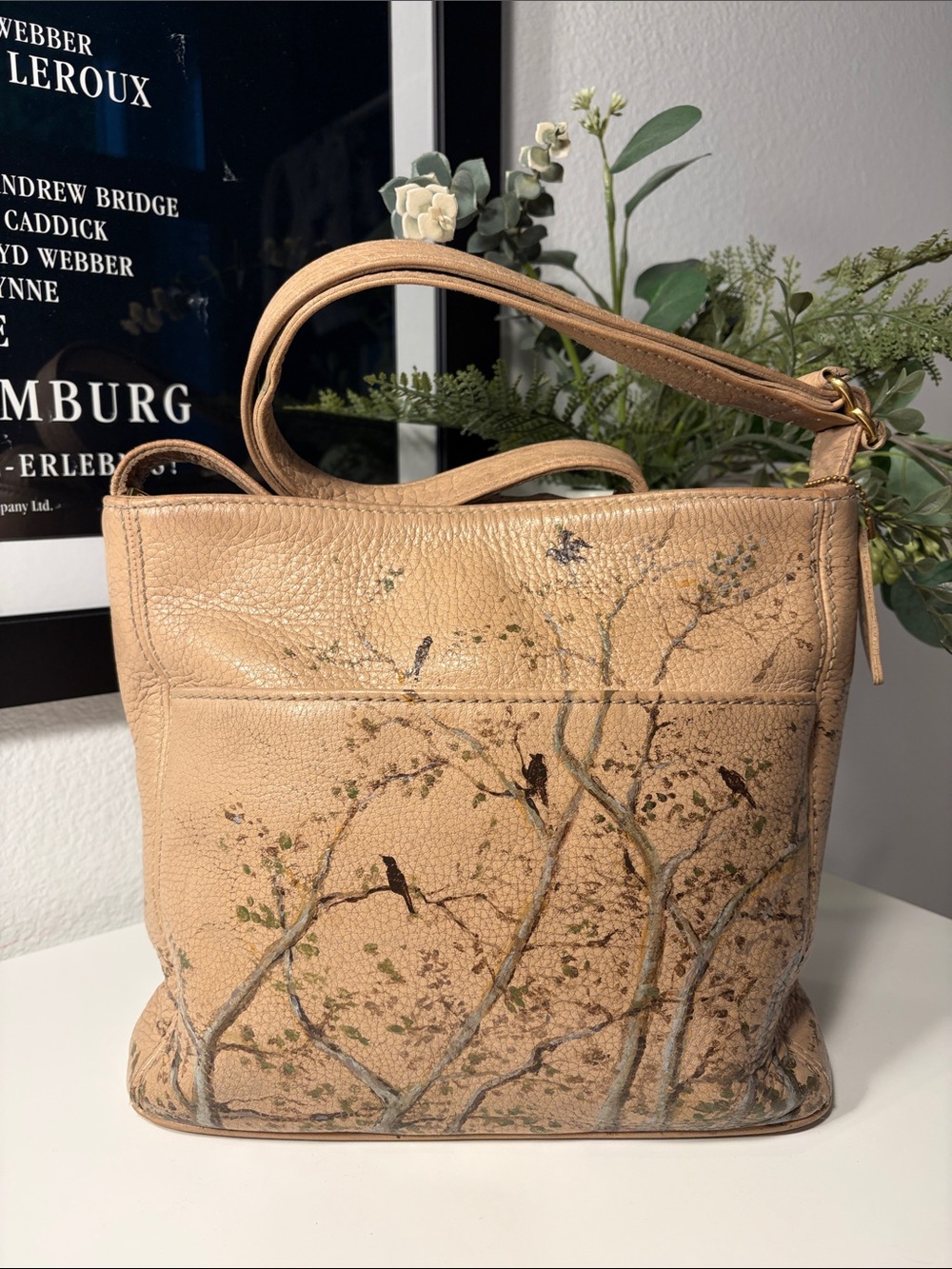 Vintage Coach Ergo 1996 With Hand Painted Design